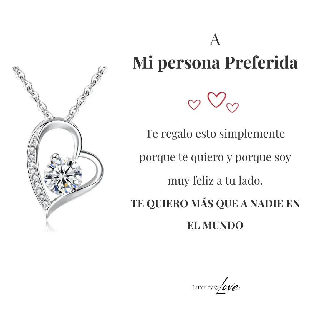 Collar Amor-Eterno® (con nota especial a escoger) (OFERTA 2X1)