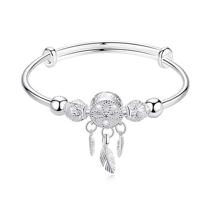 Lunaria™ — Pulsera Estilo Plata 925 con Atrapasueños Energético (2x1 Solo Hoy)
